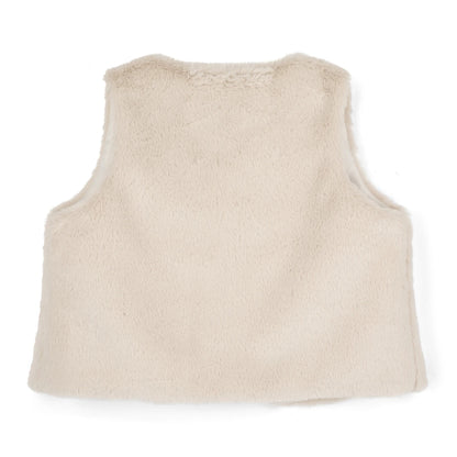 A'Dee - Fur Gilet, Beige