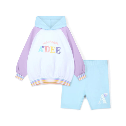 A’Dee - Ice Cream Hoody & Short Set