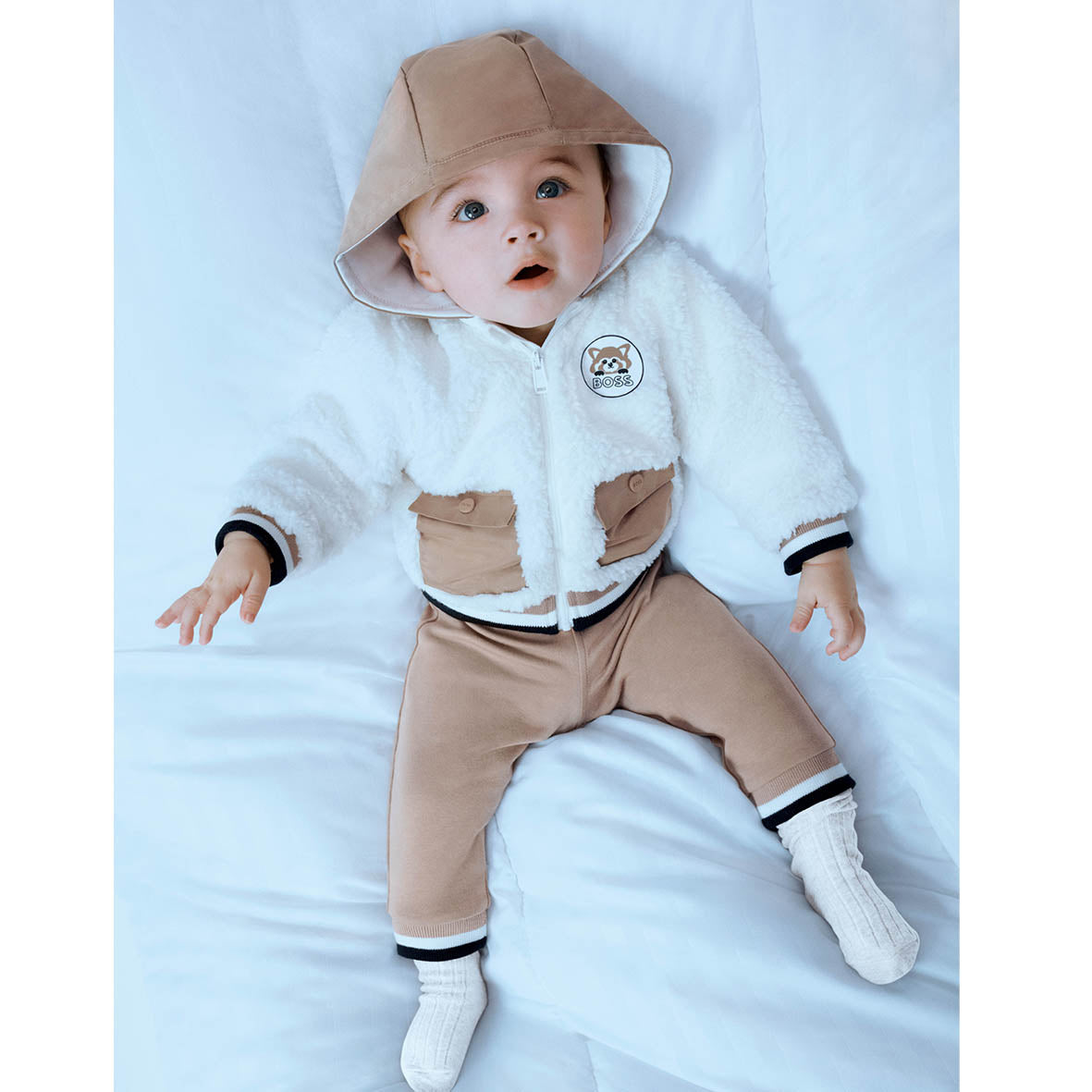 Boss, 2 piece outfits, Boss - Baby cardigan and trousers, 2 piece outfit