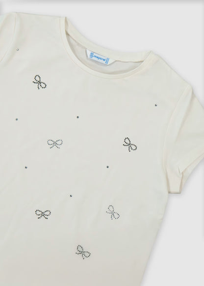 Mayoral - T-shirt, cream