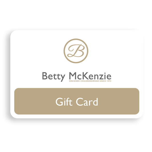 Betty Mckenzie, Gift Card, Betty McKenzie Gift Voucher, £5 to £100 available