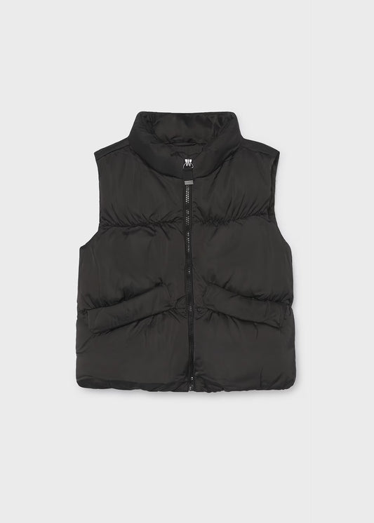 Mayoral - Black Satin Gilet