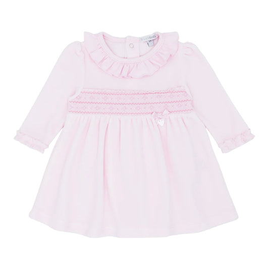 blues baby, Dresses, blues baby - pink dress with smock detail