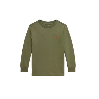 Ralph Lauren - Khaki long sleeved T-shirt (2yrs - 7yrs)