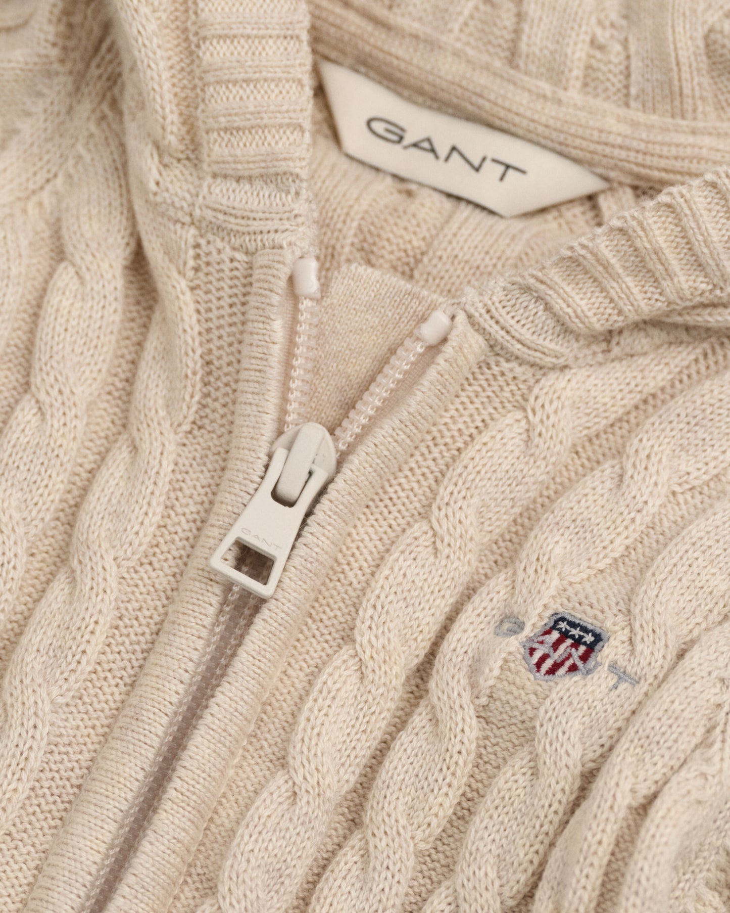 Gant, All in ones, Gant - Beige, cable knit all in one