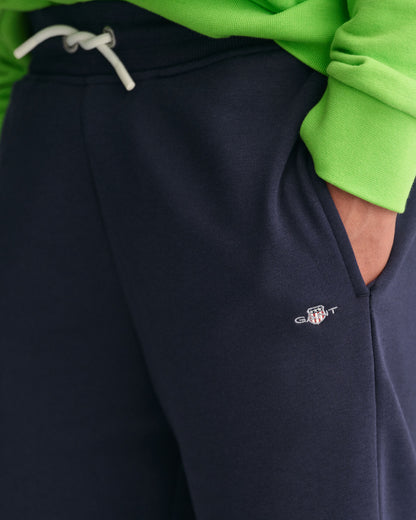 Gant, Shorts, Gant - Navy, shield, sweat shorts
