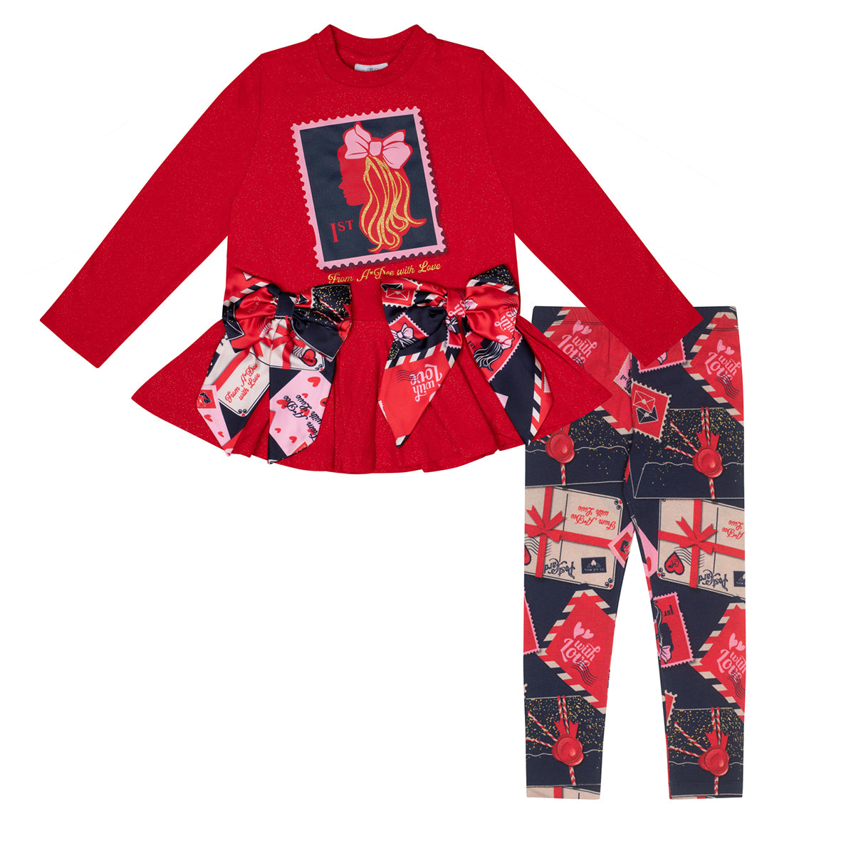 A'Dee, 2 piece legging sets, A'Dee - Stamp legging set