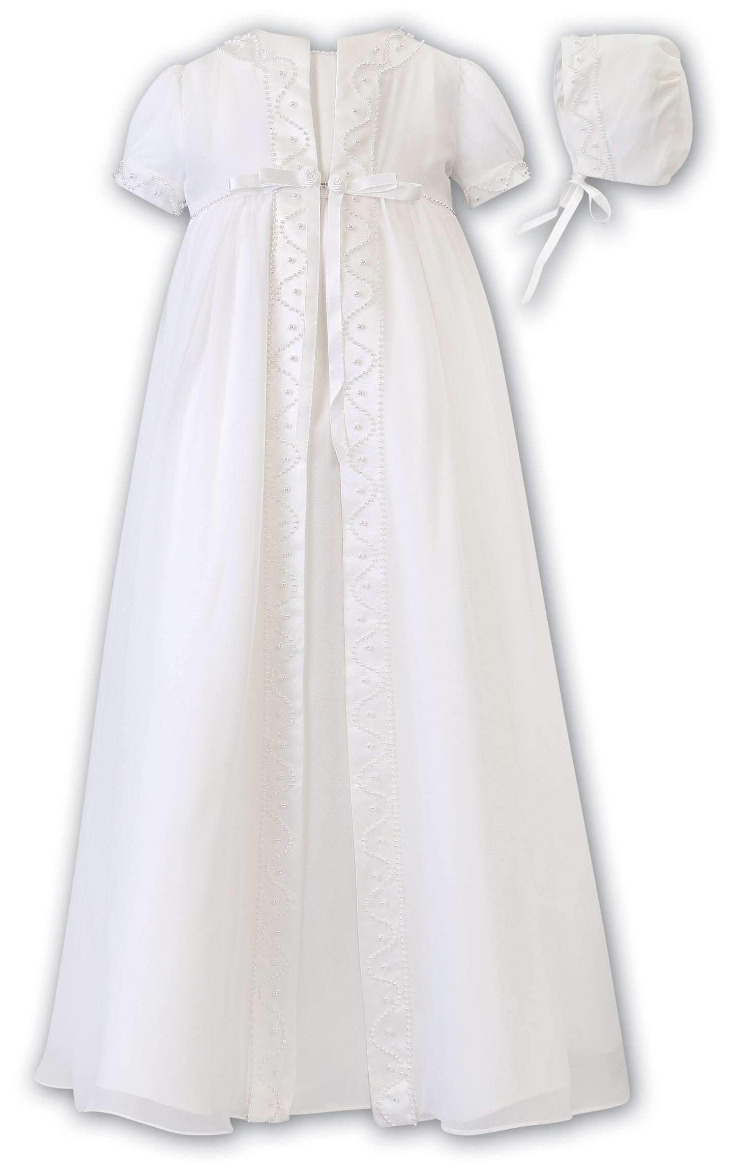 Sarah Louise, Christening gown, Sarah Louise - Ivory Christening dress / robe, coat & bonnet