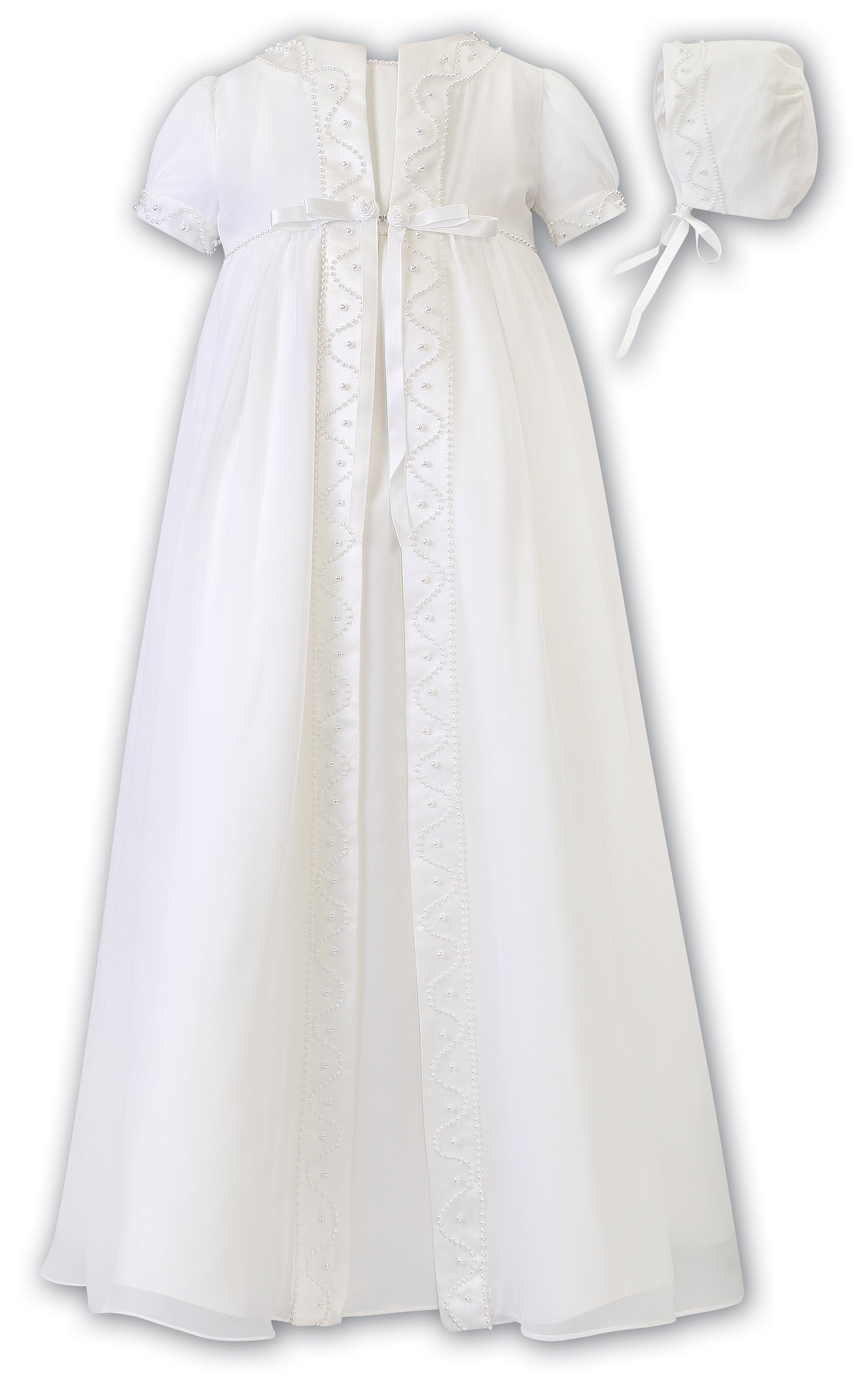 Sarah Louise, Christening gown, Sarah Louise - Ivory Christening dress / robe, coat & bonnet