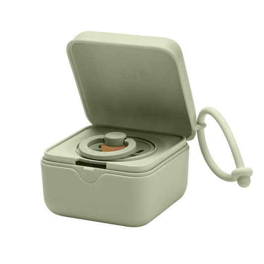 Bibs, dummy, Bibs - Pacifier Box - Sage