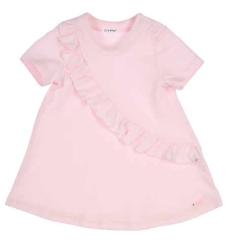 GYMP, Dress, GYMP - Baby girls pink ruffle detail dress