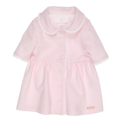 GYMP, Dresses, GYMP - Baby pink and white check dress