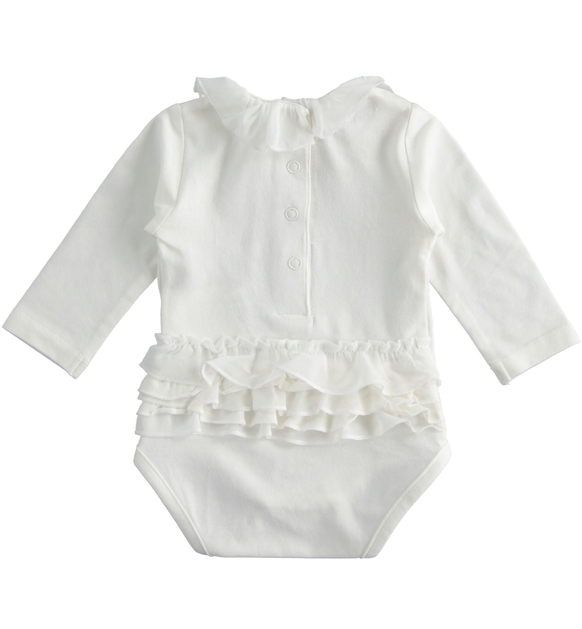 iDO, all in one, iDO - Ivory all in one, frill around neck and frilly bottom, J150 /00