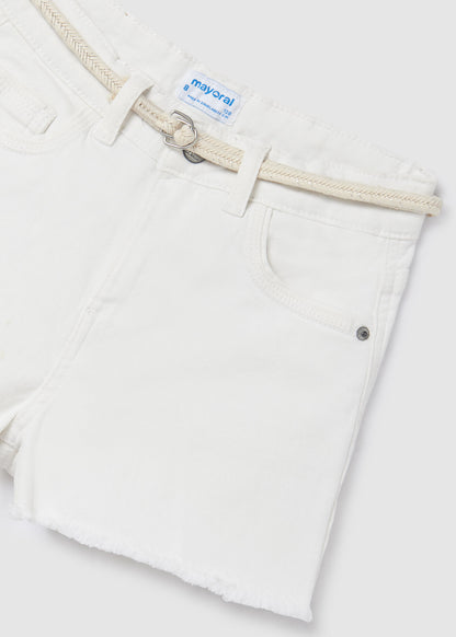 Mayoral, Shorts, Mayoral - White Denim shorts, 275
