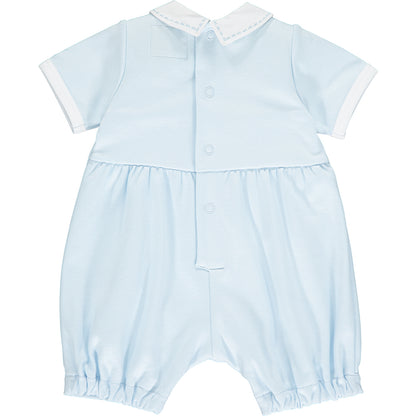 Emile et Rose, Romper, Emile et Rose - Baby boy pale blue romper 7301 Waldo