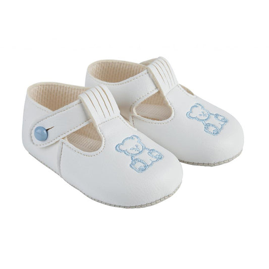 Baypods, shoes, Baypods - white/blue teddy B117