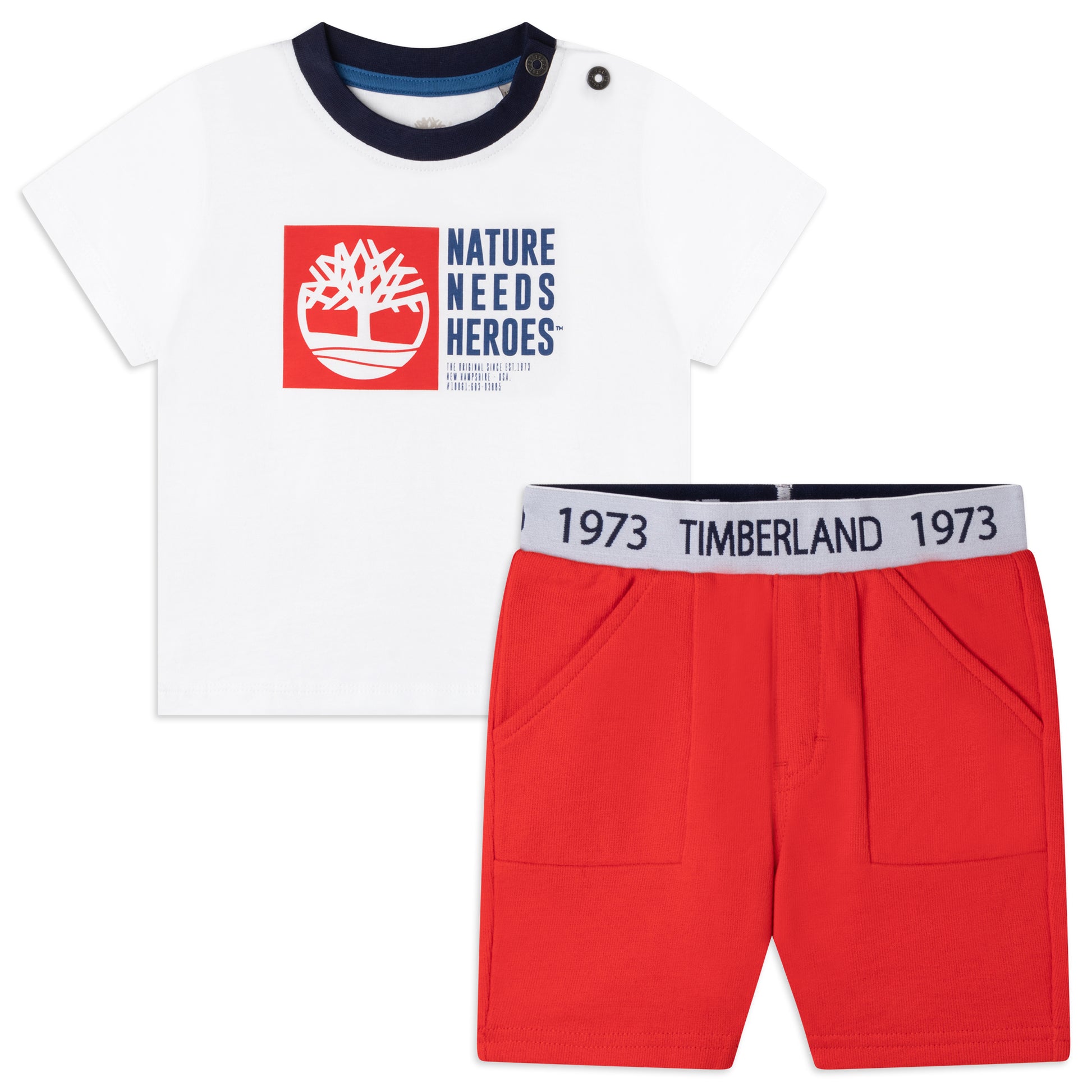 Timberland, , Timberland - Bermuda shorts / T-shirt outfit, T08178, 3yrs