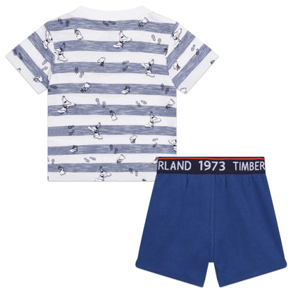 Timberland, Top and Short set, Timberland - Top and Short Set, Blue