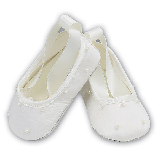 Sarah Louise, shoes, Sarah Louise Shoes Girls Shoes - Ivory 400