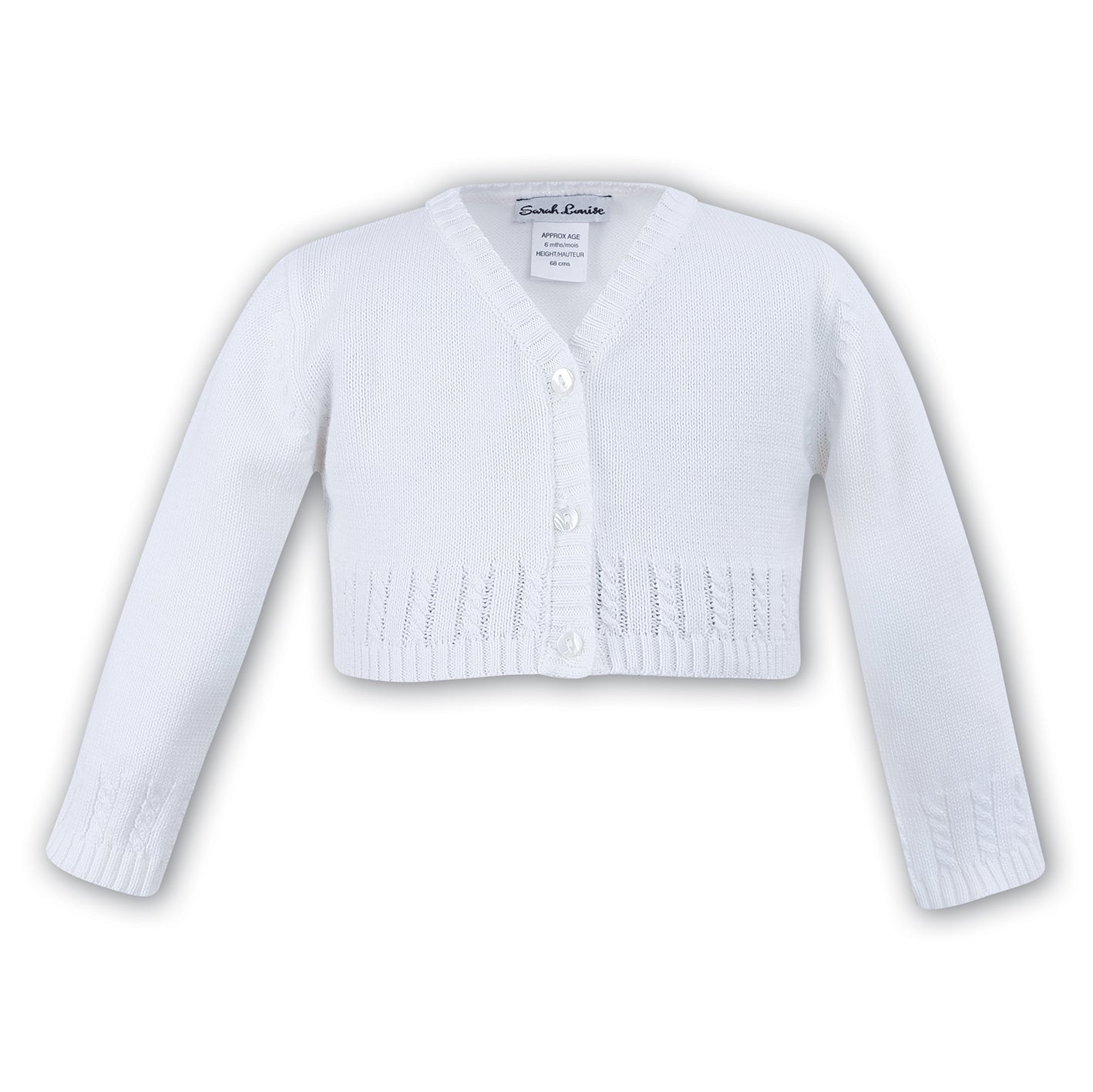 Sarah Louise, Cardigan, Sarah Louise - cardigan, white