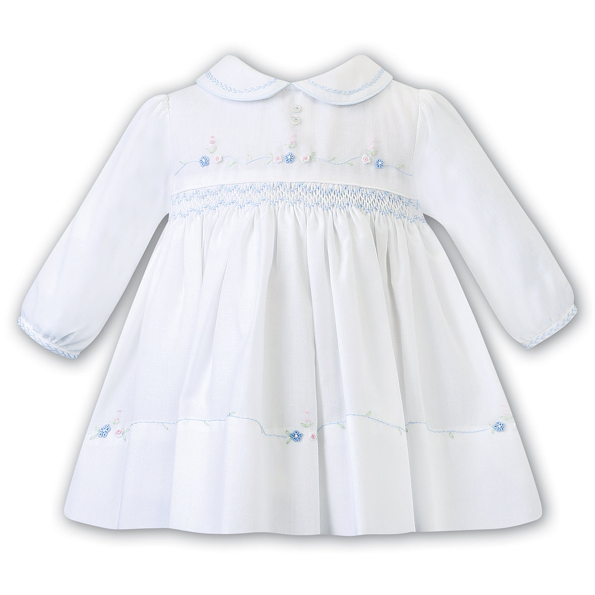 Sarah Louise, Dress, Sarah Louise - Dress white with blue