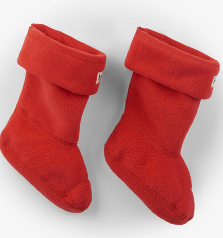 Hatley - Fleece Boot linners, red | Betty McKenzie