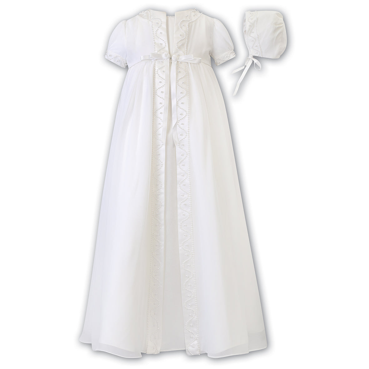 Sarah Louise, Christening gown, Sarah Louise - Ivory Christening dress / robe, coat & bonnet