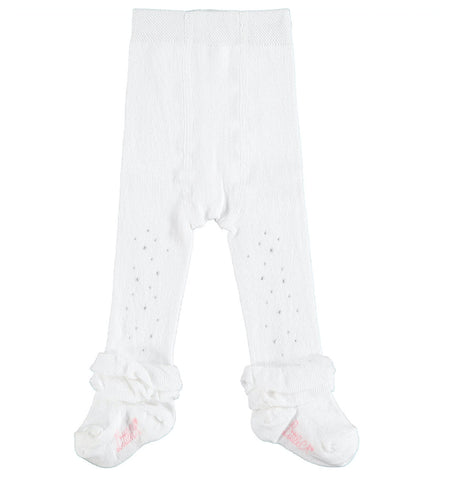 A'Dee - baby tights white sparkle Issie | Betty McKenzie