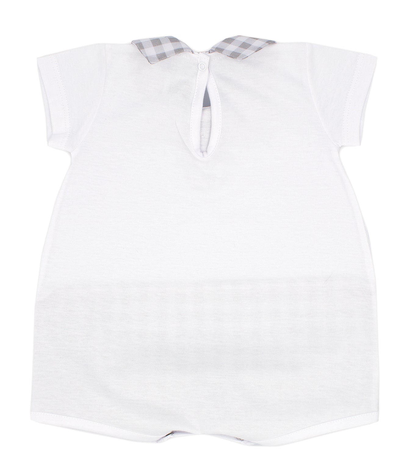 Rapife, rompers, Rapife - boys white and grey romper