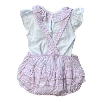 Rapife, Outfits, Rapife -2 piece shortie dungaree set, light pink