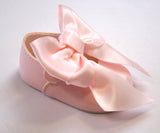 Early Days -  Baby pram shoes, pink B040 | Betty McKenzie