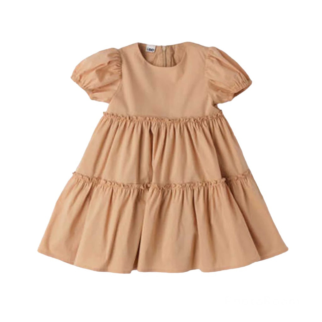 iDO, Dresses, iDO -  SALE Flounced Tan dress