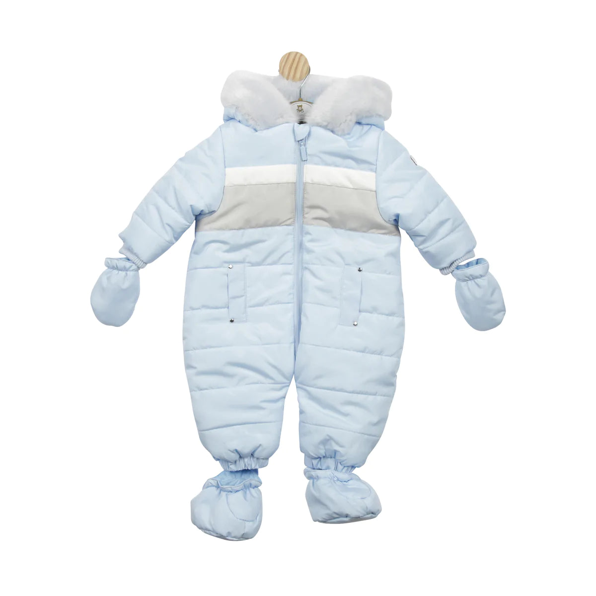 Mintini, Coats & Jackets, Mintini - light blue snowsuit