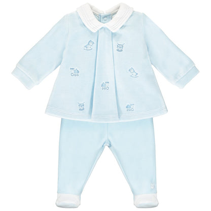 Emile et Rose, 2 piece set, Emile et Rose - Pale blue 2 piece set Thierry