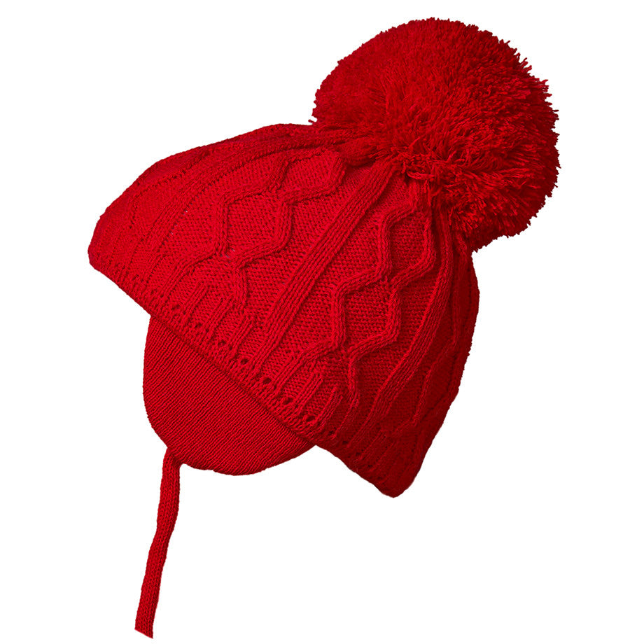 Satila, Hat, Satila - Pompom hat, Charlie, red