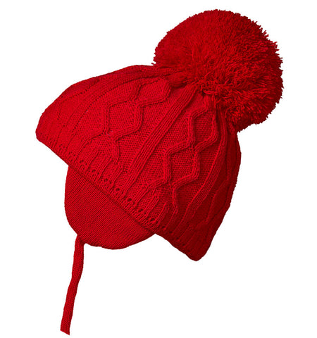 Satila - Pompom hat, Charlie, red | Betty McKenzie