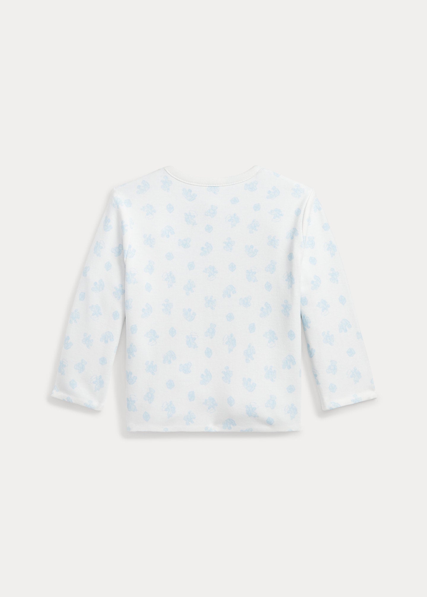 Ralph Lauren, jacket, Ralph Lauren - Reversible white and pale blue baby jacket