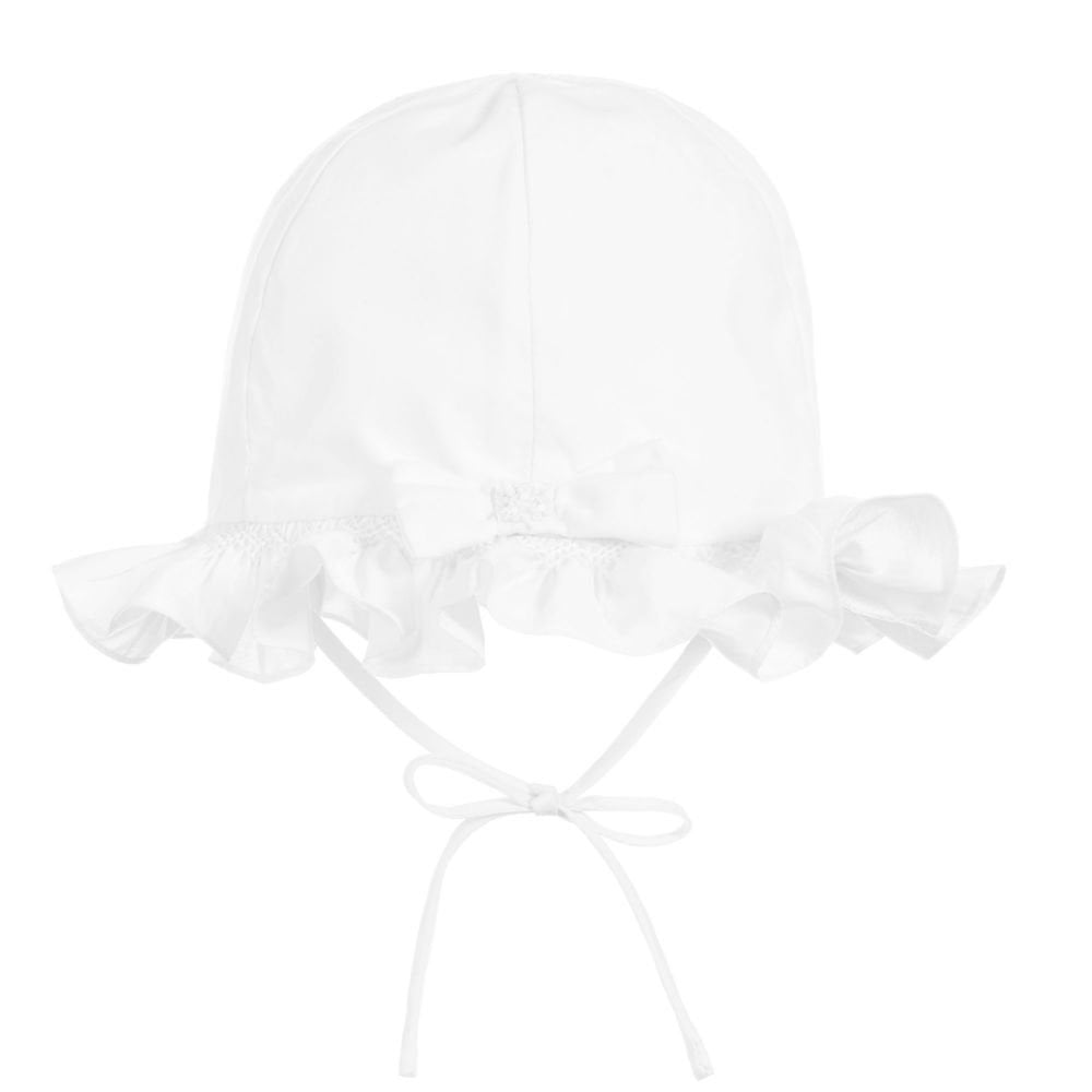 Sarah Louise, hat, Sarah Louise - White sun hat 003631