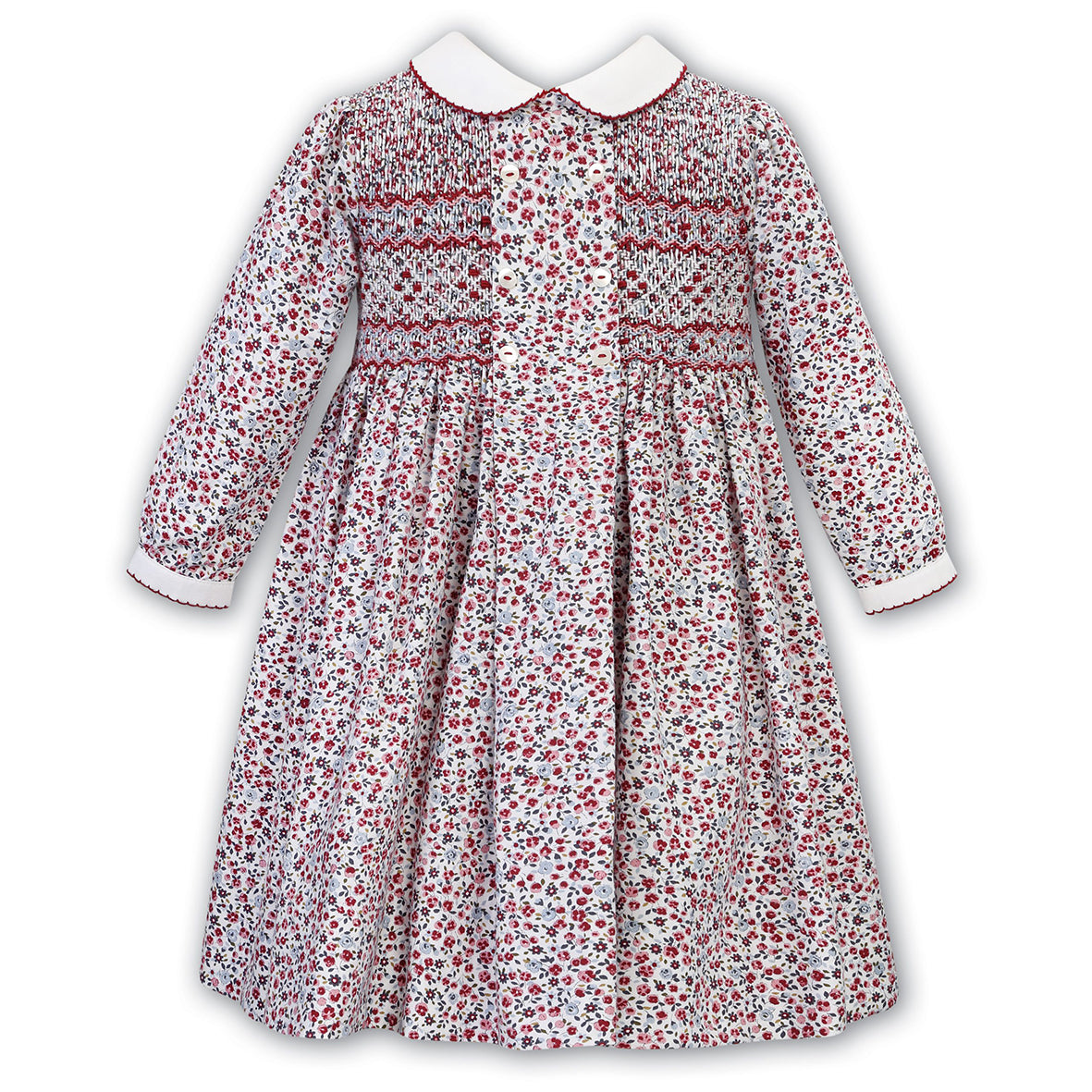 Sarah Louise, Dresses, Sarah Louise - Hand smocked, Red floral dress