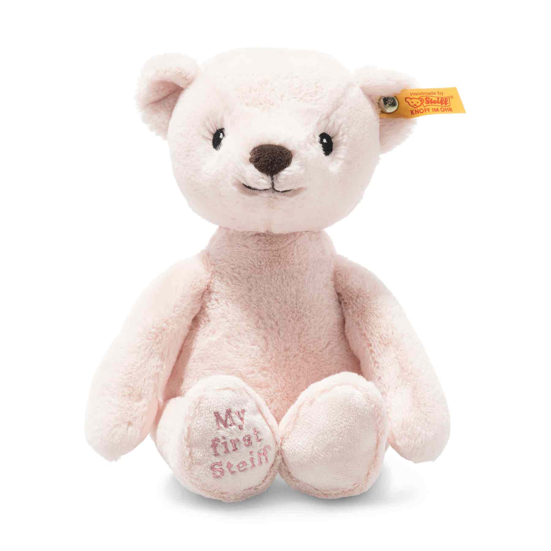 Steiff, Bear, Steiff - My first teddy 26cm pink