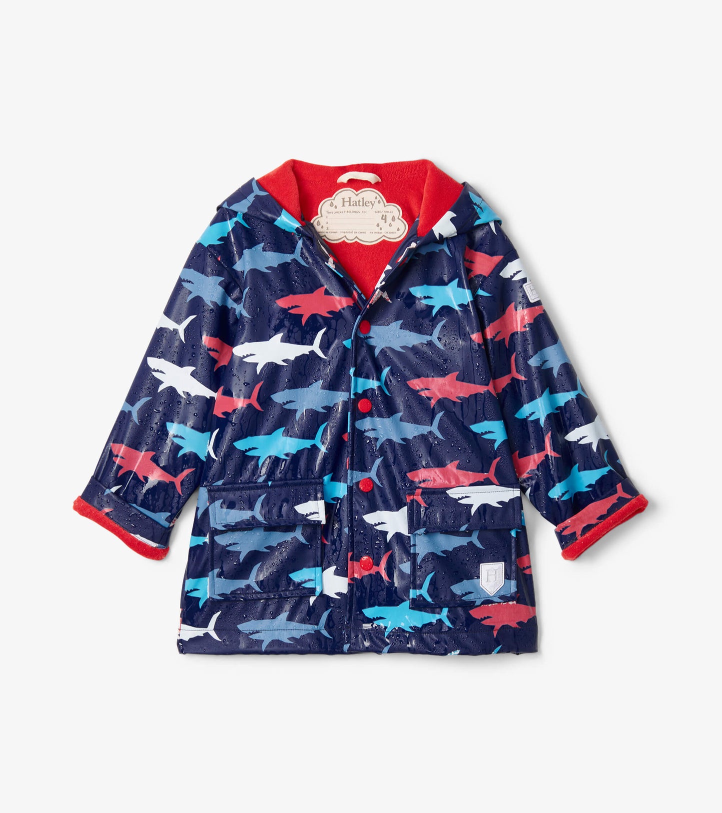 Hatley, raincoat, Hatley - Raincoat, Hungry Sharks